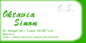 oktavia simon business card